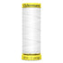 Gutermann Shirring Elastic - White #5019